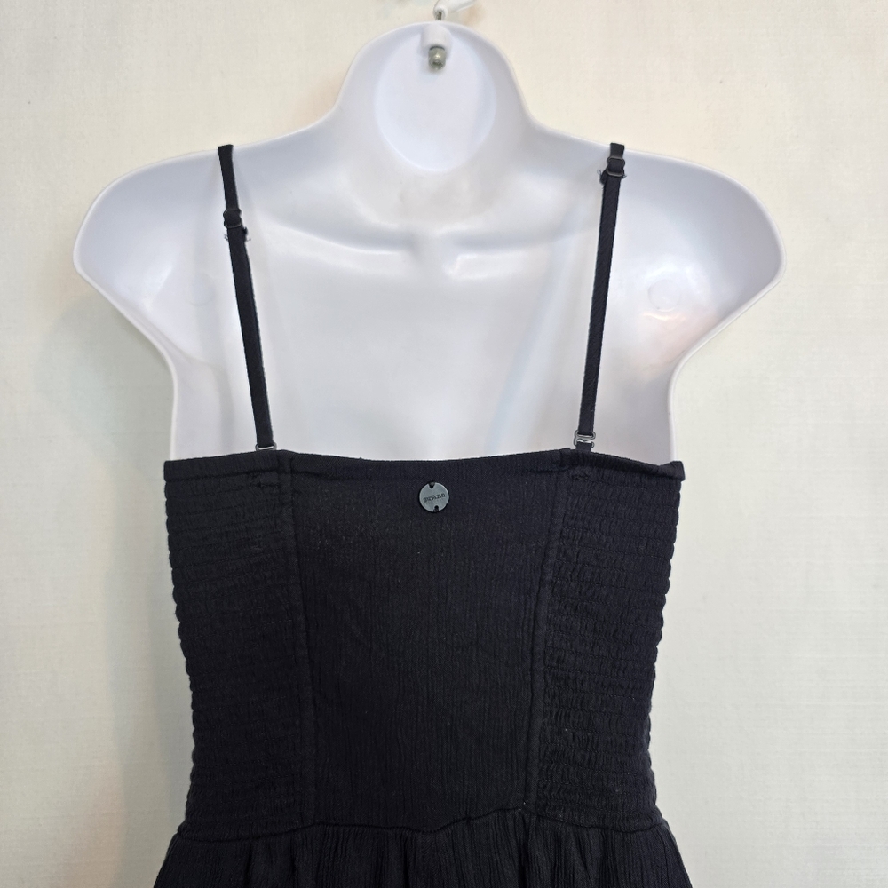 🔴 3/$15 Prana Fernie Jumpsuit Black Strappy Cropped Length S - Picture 10 of 16